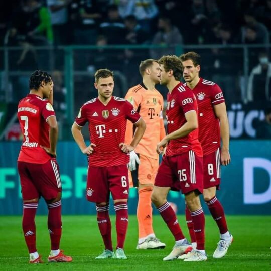 Bayern players shellshocked by Gladbach