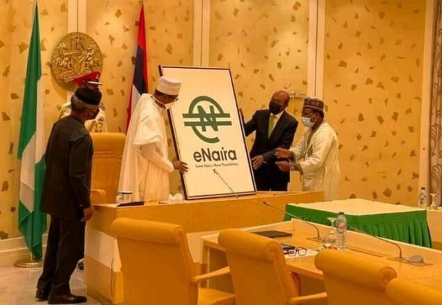 Buhari launched e-Naira.