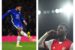 Chelsea's Reece James and Arsenal's Eddie Nketiah