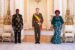 Grand Duke Henri, Grand Duke of Luxembourg with Nigerian Ambassador to Belgium, Obinna Chiedu Onowu and his spouse, Justina ,after presenting his Letters of Credence to the Grand Duke