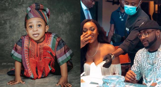 Davido and Chioma reunite for Ifeanyi
