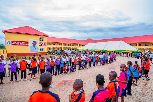 Deji Fasuan College built by Fayemi's govt