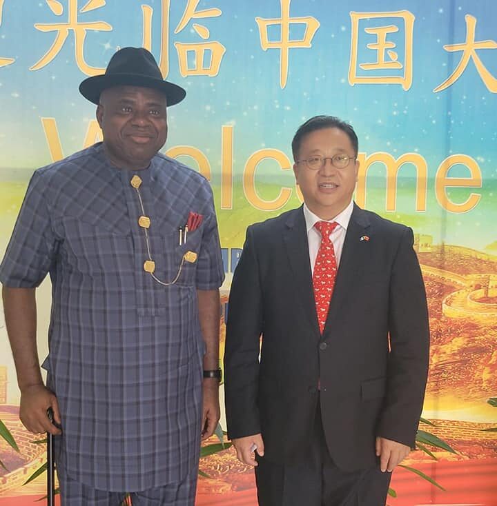 Duoye Diri, Bayelsa governor woos Chinese govt. for developmental assistance