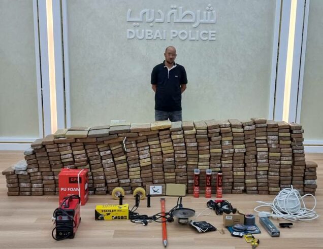 Dubai Police seizes cocaine worth $136m