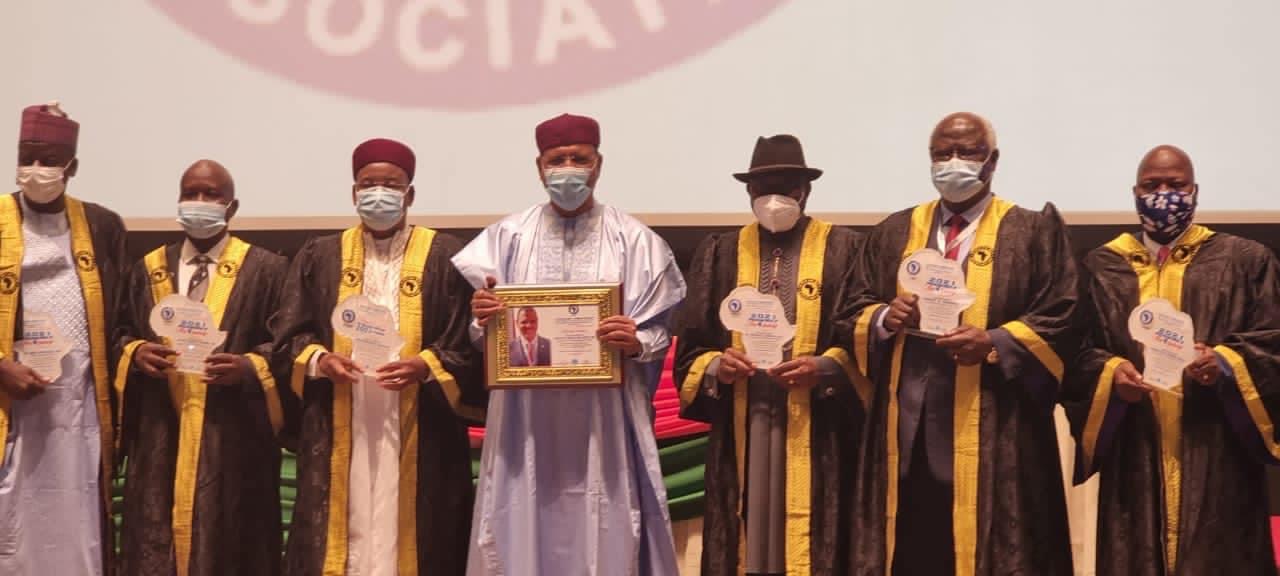 Jonathan and others receive their award