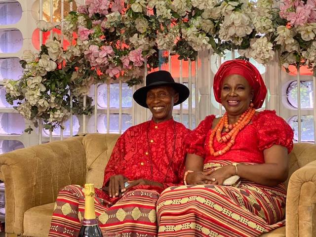 Erumena Amata and her husband Pastor Benjamin Akpoghene Adaiah