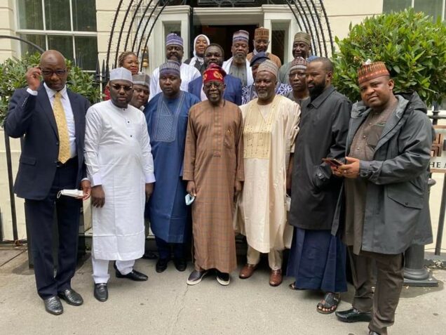 Tinubu with the Northern delegation