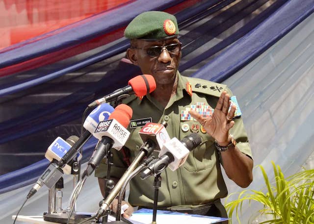 CDS Lucky Irabor asks troops of Operation Udoka to flush out criminal elements disturbing socio-economic well-being of the South East