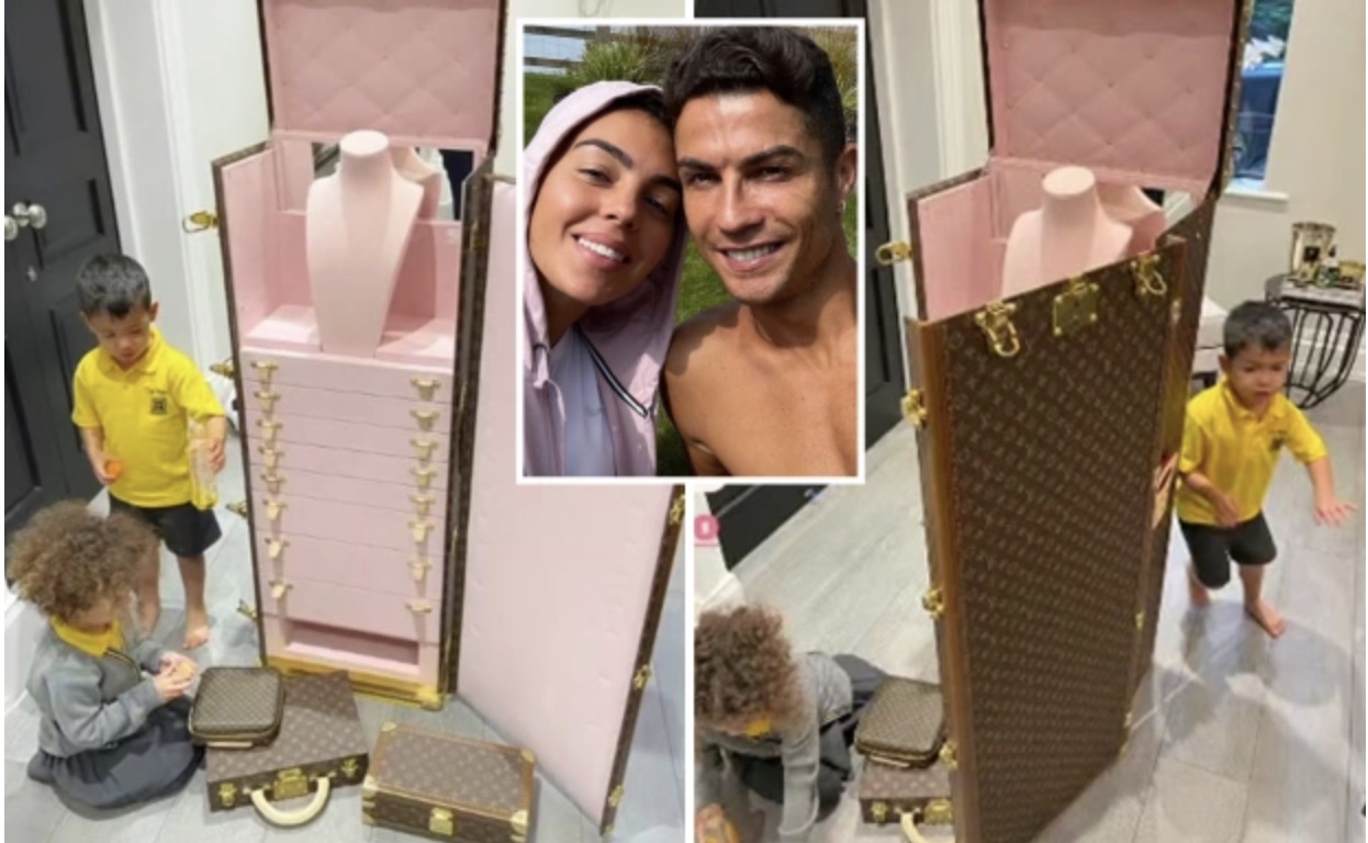 Cristiano Ronaldo's girlfriend Georgina Rodriguez buys £108,000 Louis  Vuitton jewellery box