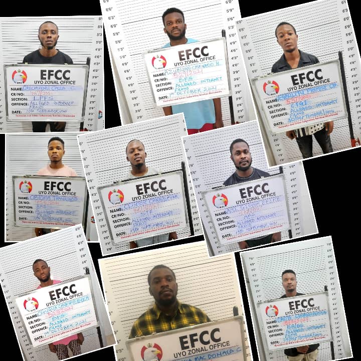 Nine 'Yahoo Boys' jailed in Cross River