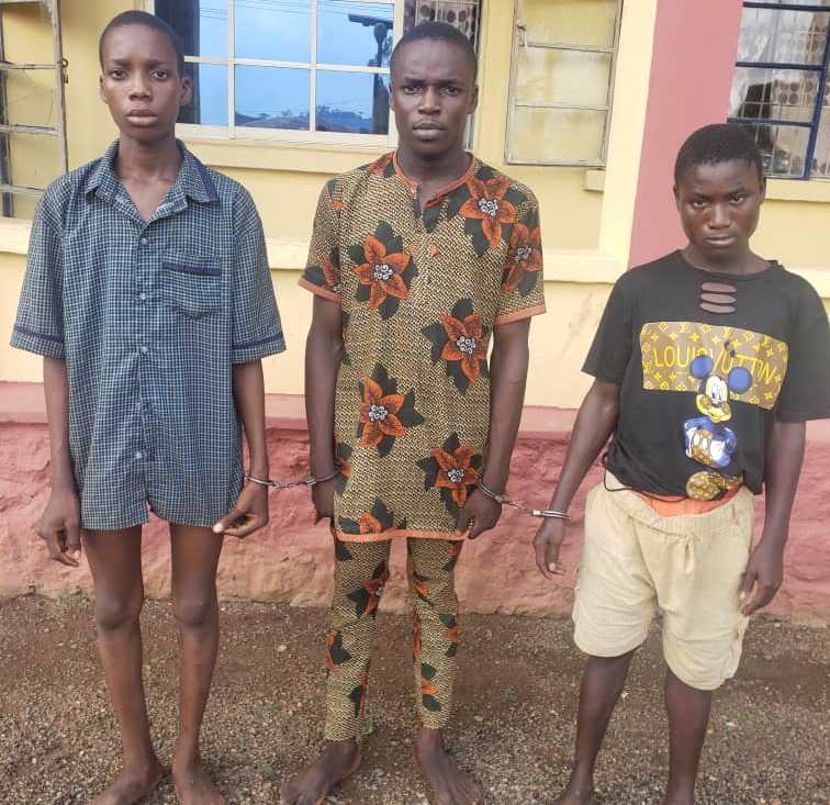 The suspected robbers