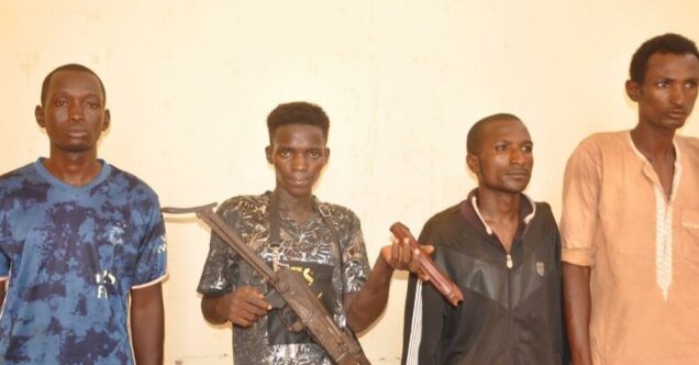 Just for illustration. These four suspects were nabbed in Adamawa