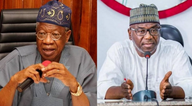Lai Mohammed and Governor Abdulrasaq