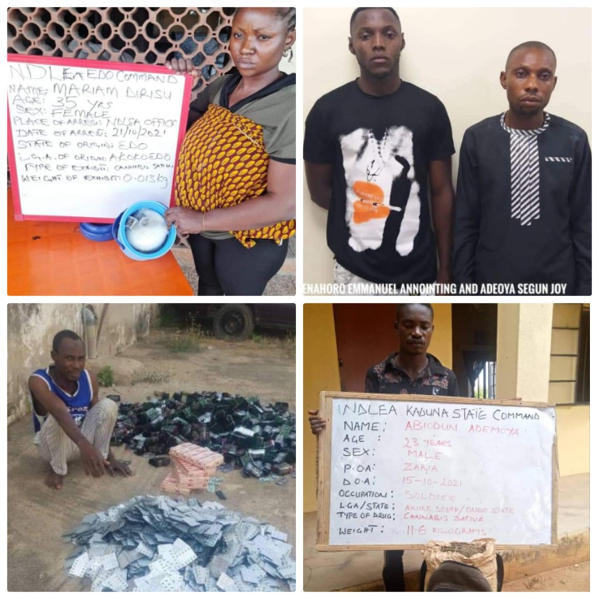 NDLEA intercepts 2,060kg Heroin, others at Lagos airport, Ondo, Edo, Kano