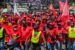 NUMSA on strike