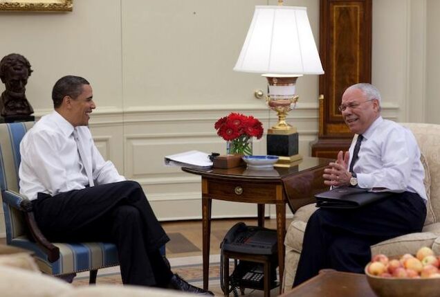 Obama and General Powell