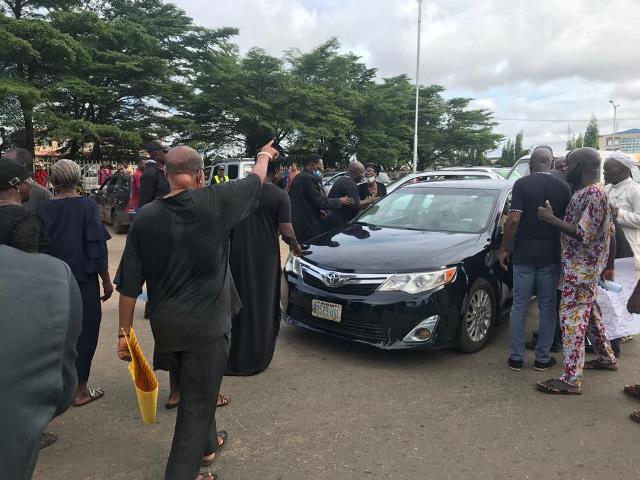 Pensioners protest in Edo