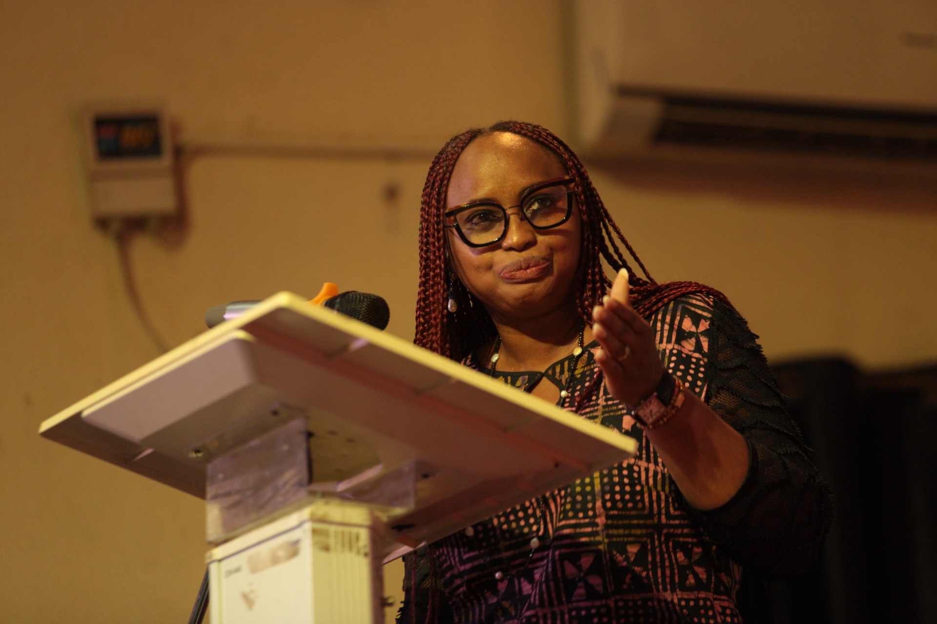  Arinola Oloko, one of the panelists at the event.