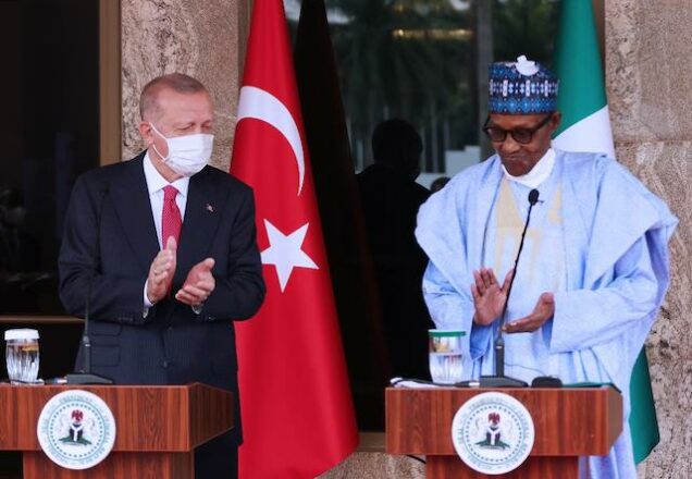 President Buhari and President Tayyip Erdogan