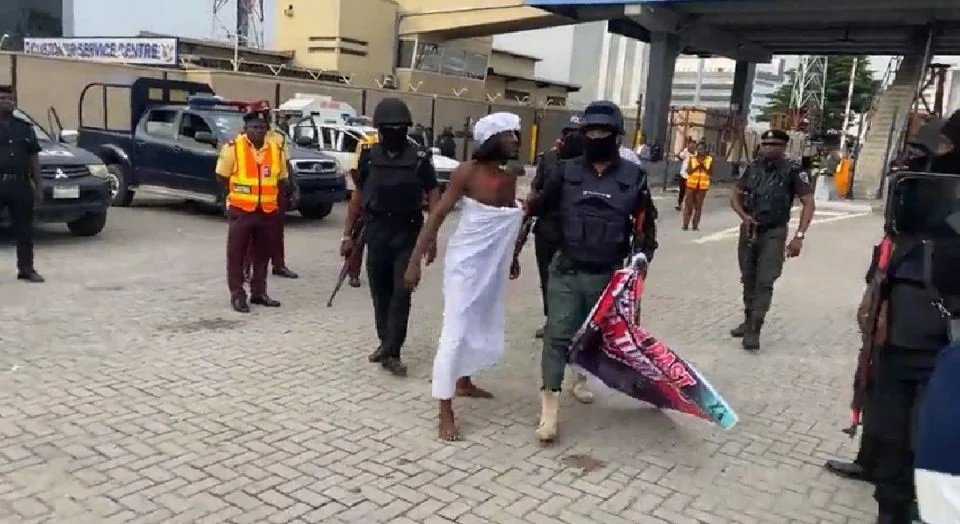 #EndSars: Arrested protester at Lekki toll gate