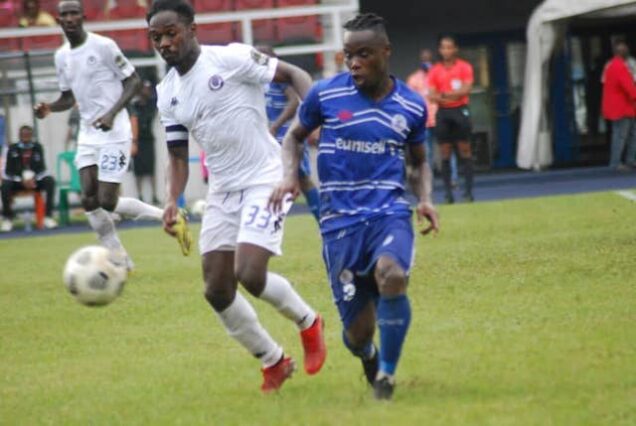 Rivers United v Al Hilal in the first leg in Port Harcourt