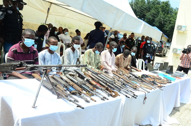 The suspected robbers, kidnappers