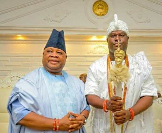 Sen. Demola Adeleke and Ooni of Ife