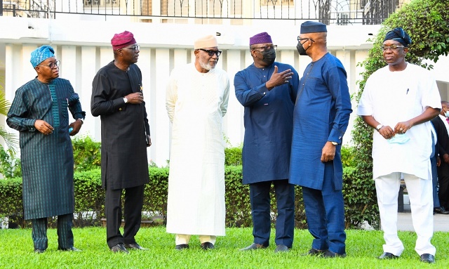 Southwest governors meet in Lagos
