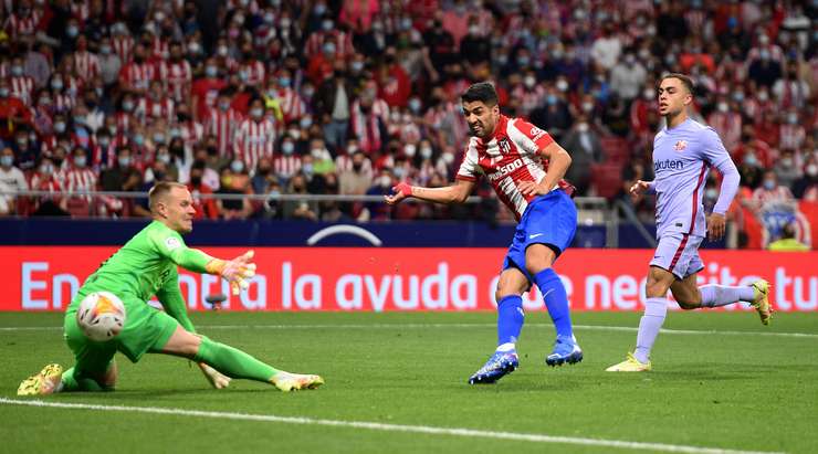 Suarez scored against former club