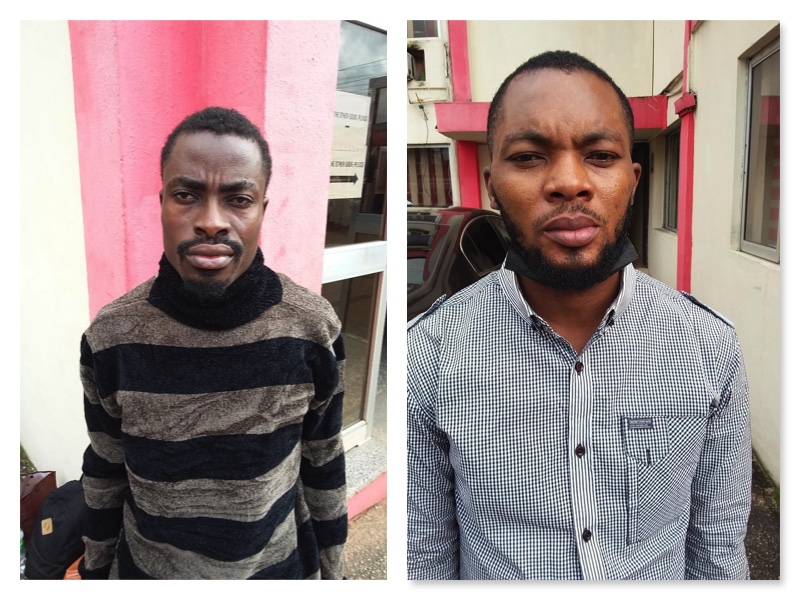 The Nigerians Irekpitan, Chinedum impersonating Anthony Joshua