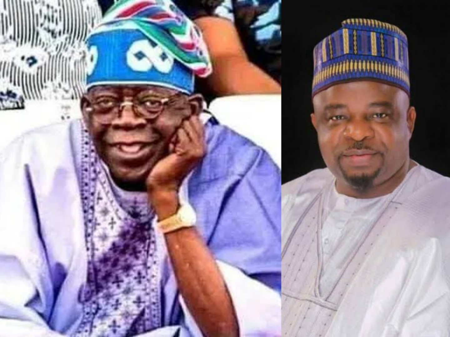 Bola Tinubu and Hamisu Chidari