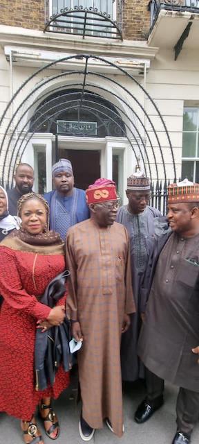 Tinubu with the Reps delegation
