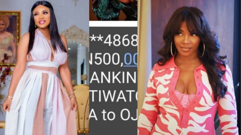 Tiwa Savage gifts Iyabo Ojo N500,000