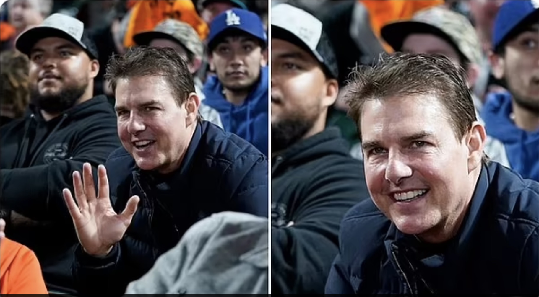 Tom Cruise at the Oracle Park in San Francisco weekend