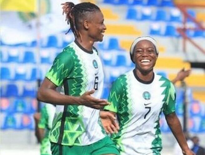 Uchenna Kanu, left after scoring on Wednesday