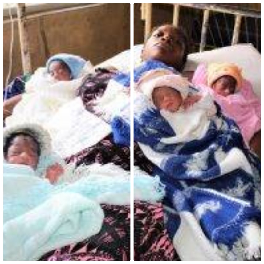 woman gives birth to quadruplets in Badagry