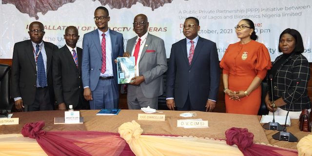 VC Ogundipe, 3rd right with CEO Bionomics Onyedika shows the PPP document