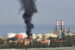 Lebanon's Zahrani power station oil storage tank on fire