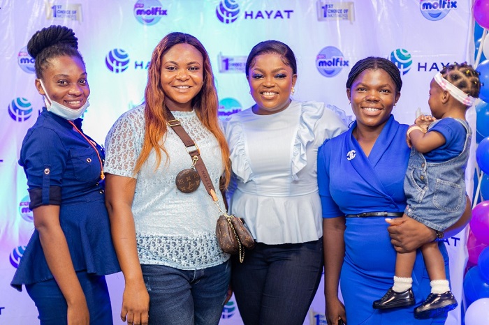 Funke Akindele-Bello and some 'Mo Mums at the event