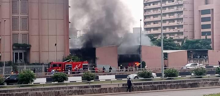 the extensive fire at the Federal Secretariat Abuja