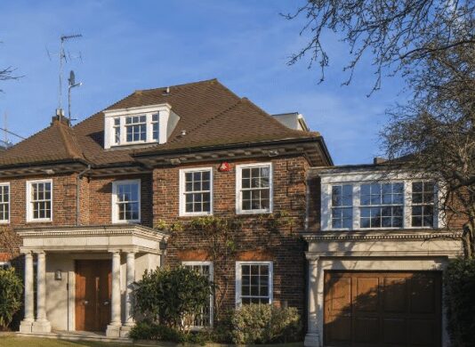 the house at 32 Grove End Road in London linked with Oyetola by Pandora Papers
