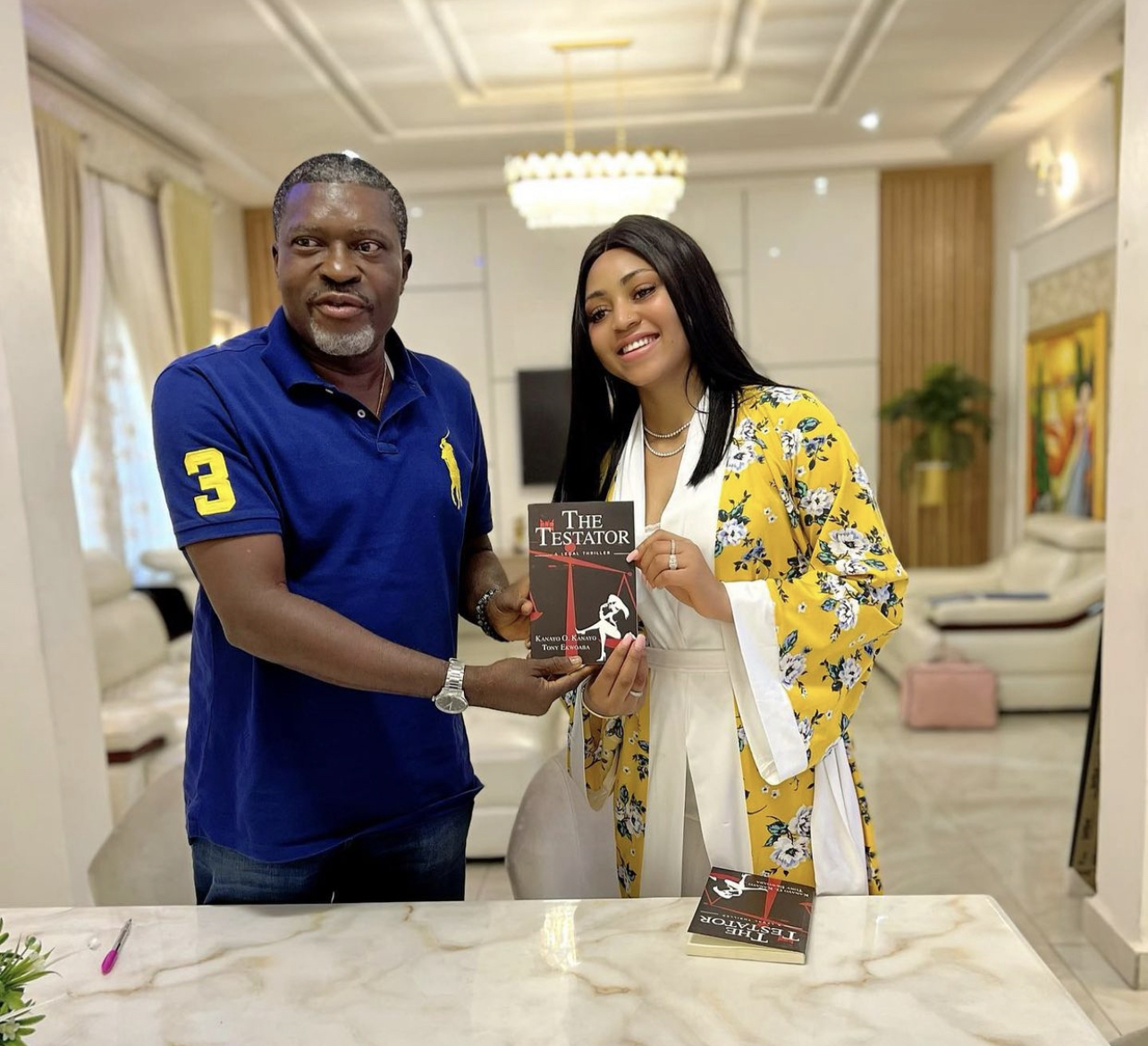 Kanayo O. Kanayo and Regina Daniels