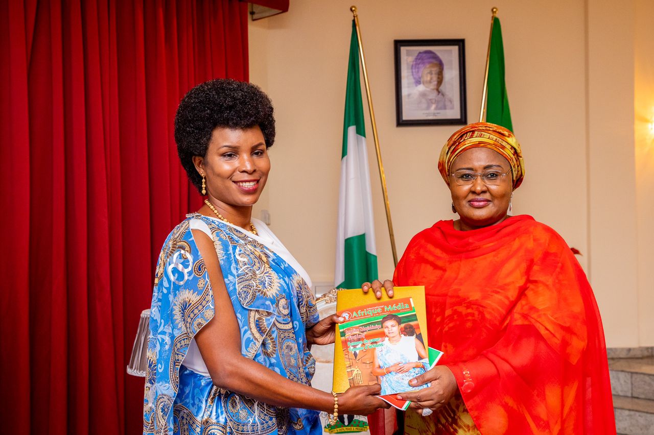 Aisha Buhari receives Burundian first lady ahead of AFLPM Summit