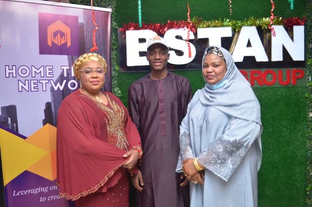 Abba Yusuf Bichi, middle with Becky Olubukola Group MD of BSTAN, left