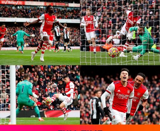 Arsenal brush aside Newcastle
