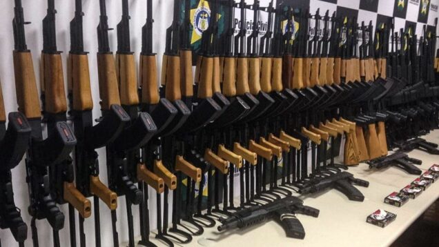 Assault rifles smuggled into Mexico from U.S. gun manufacturers