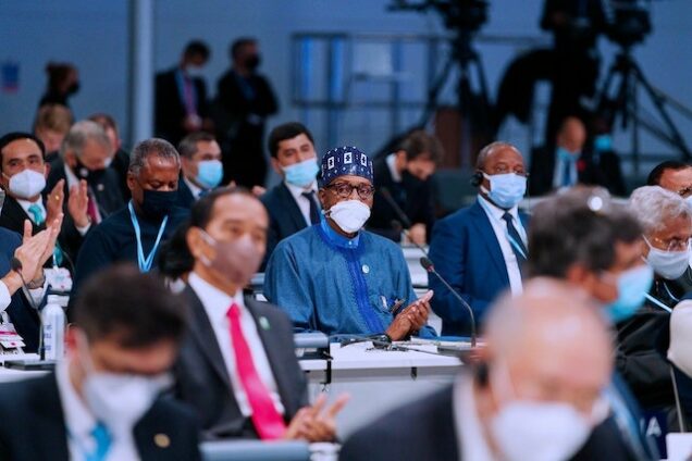 Buhari at the COP26 in Glasgow