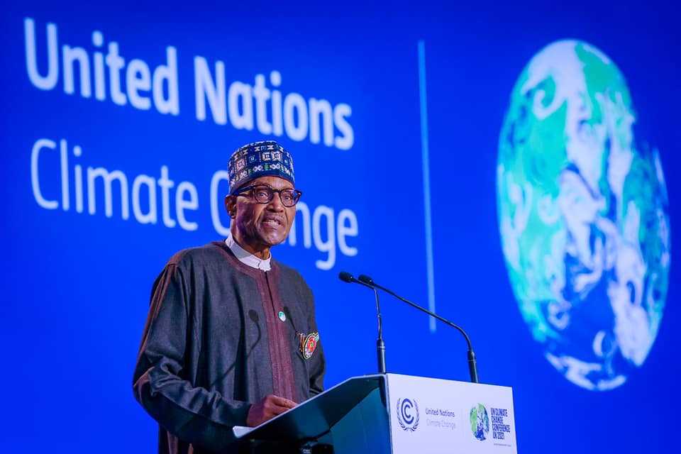 Buhari at COP 26 in Glasgow