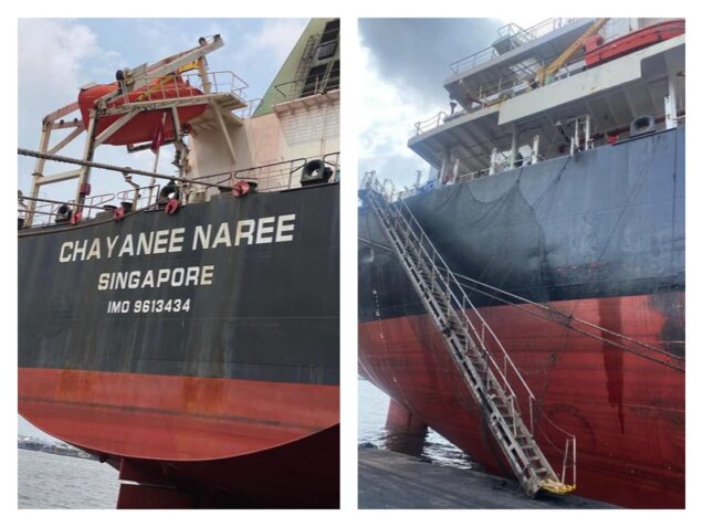 MV Chayaneenaree, captain, crew detained by NDLEA over cocaine