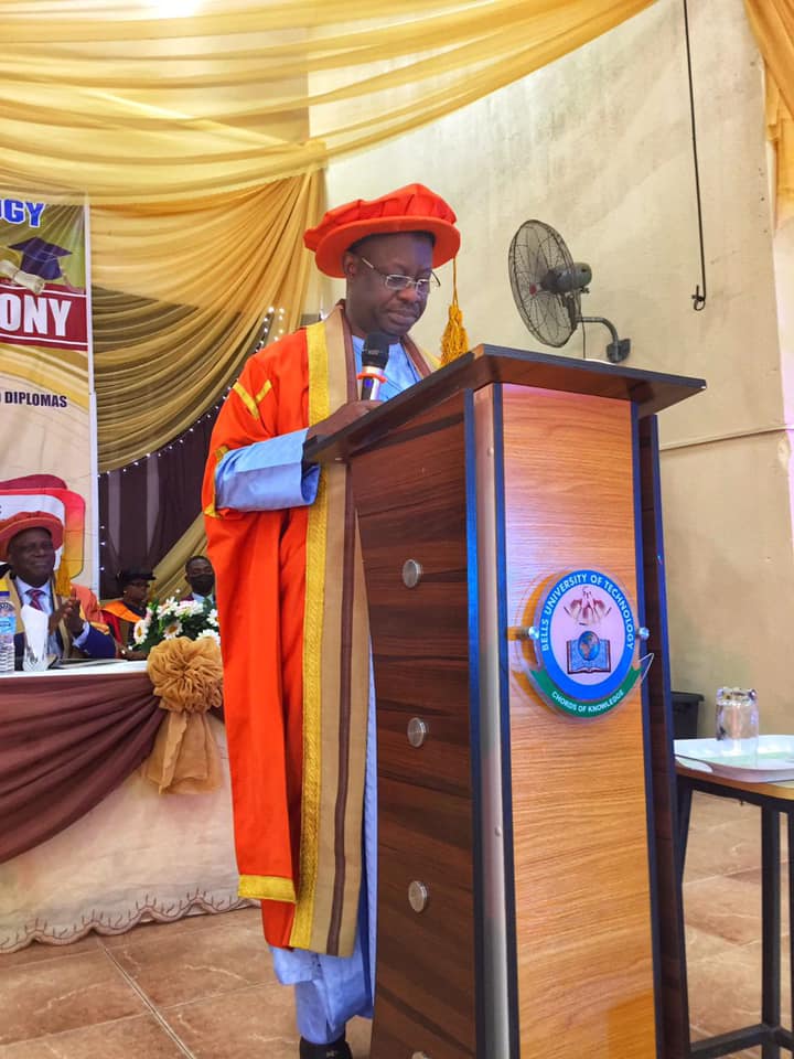 Bells Varsity installs ex-Gombe governor, Dankwambo, as Chancellor